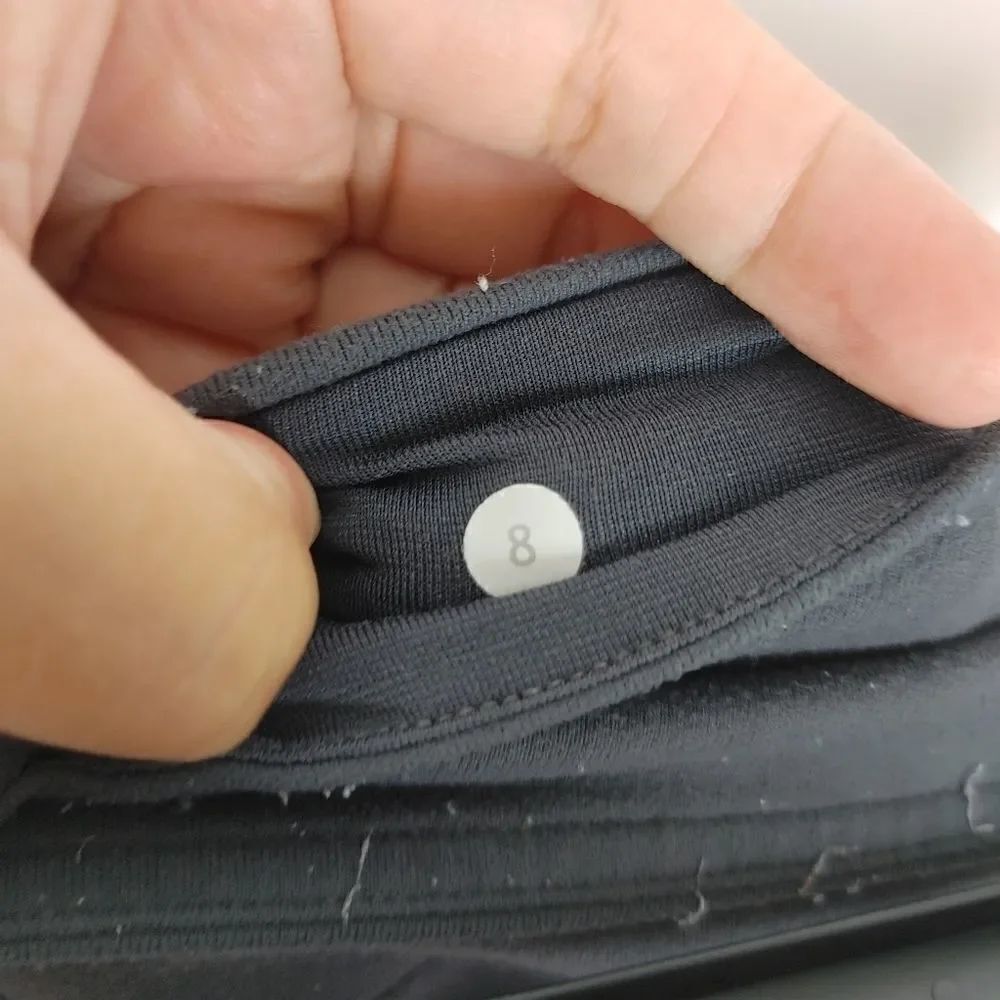 Lululemon Women's Size 8 Gray Gathered Drawstring - Picture 8 of 8